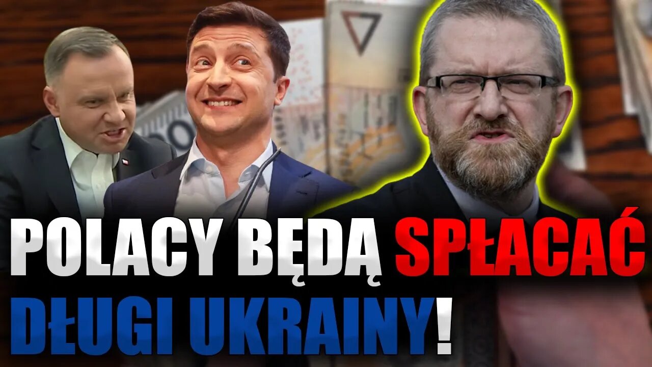 Polska będzie SPŁACAĆ DŁUGI Ukrainy! G. Braun miażdży prof. Zybertowicza: Zostaw Polaków w spokoju!