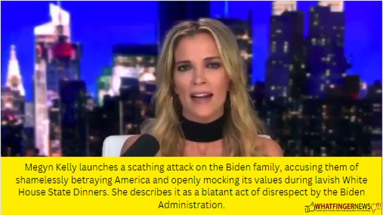 Megyn Kelly launches a scathing attack on the Biden family, accusing them of shamelessly