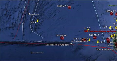 'mENDocino fracture zone' [CALIFORNIA]