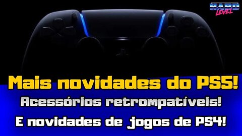 Novidades do PS5 - Acessórios retrocompátiveis, novo volante, novidades para PS4!