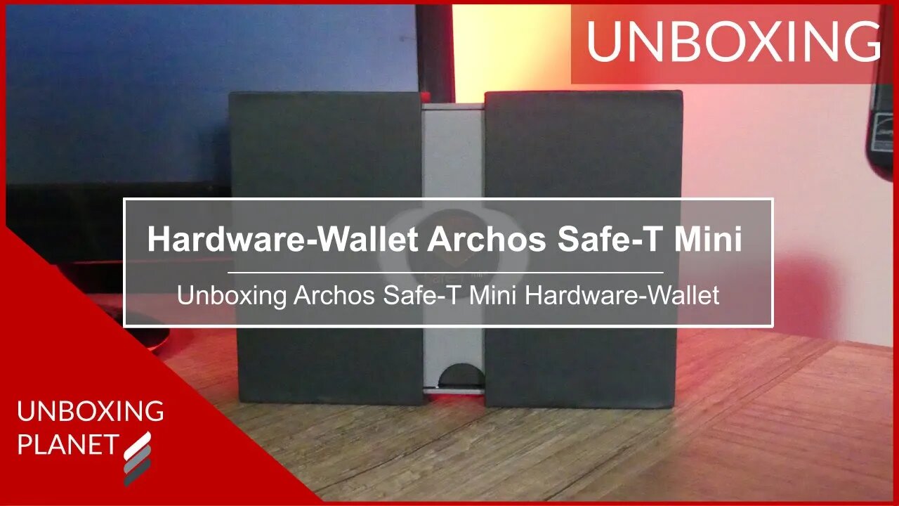 Unboxing Hardware-Wallet Archos Safe-T Mini - Unboxing Planet