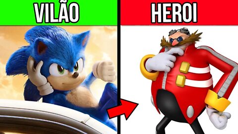 SONIC sempre foi o VILÃO ?! | Sonic vs EGGMAN #shorts