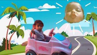 Passeio de carro da lolobaby