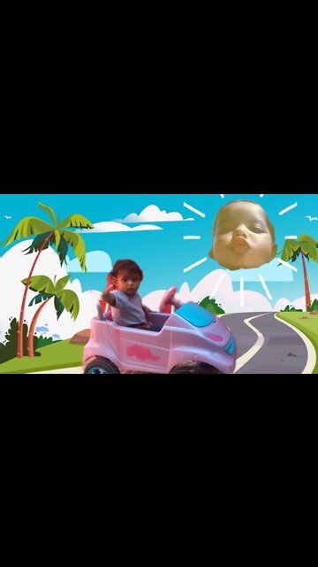 Passeio de carro da lolobaby