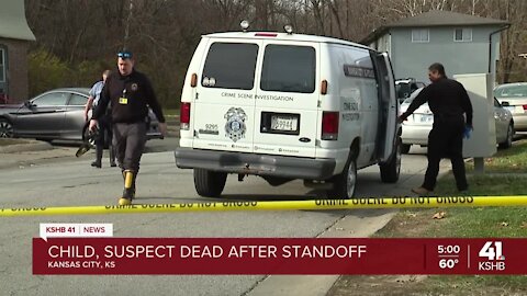 Child killed, suspect dead in shooting after standoff with KCK police