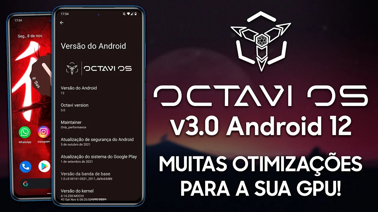 Octavi OS ROM v3.0 | Android 12 Official | OTIMIZAÇÕES NA GPU, FPS MAIS ESTÁVEL E MUITO RÁPIDA!