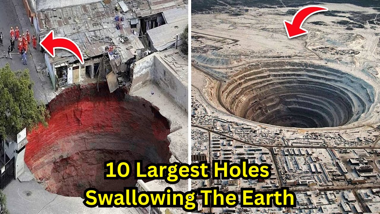 10 Largest Holes Swallowing The Earth