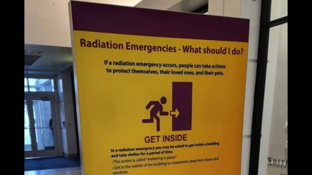 Shopping Mall Signs Warn of Nuclear War Emergency!