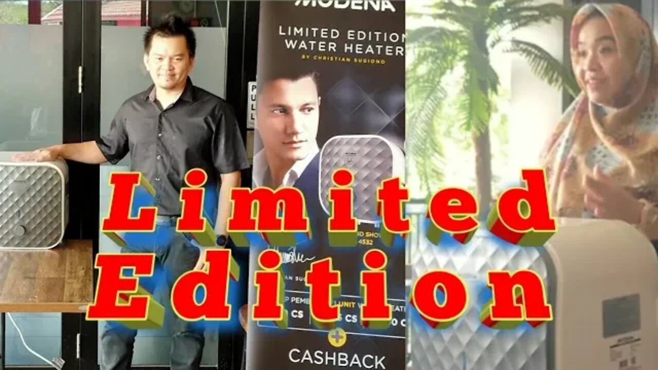 MODENA Gandeng Christian Sugiono Luncurkan Water Heater Edisi Terbatas, Garansi 10 Tahun