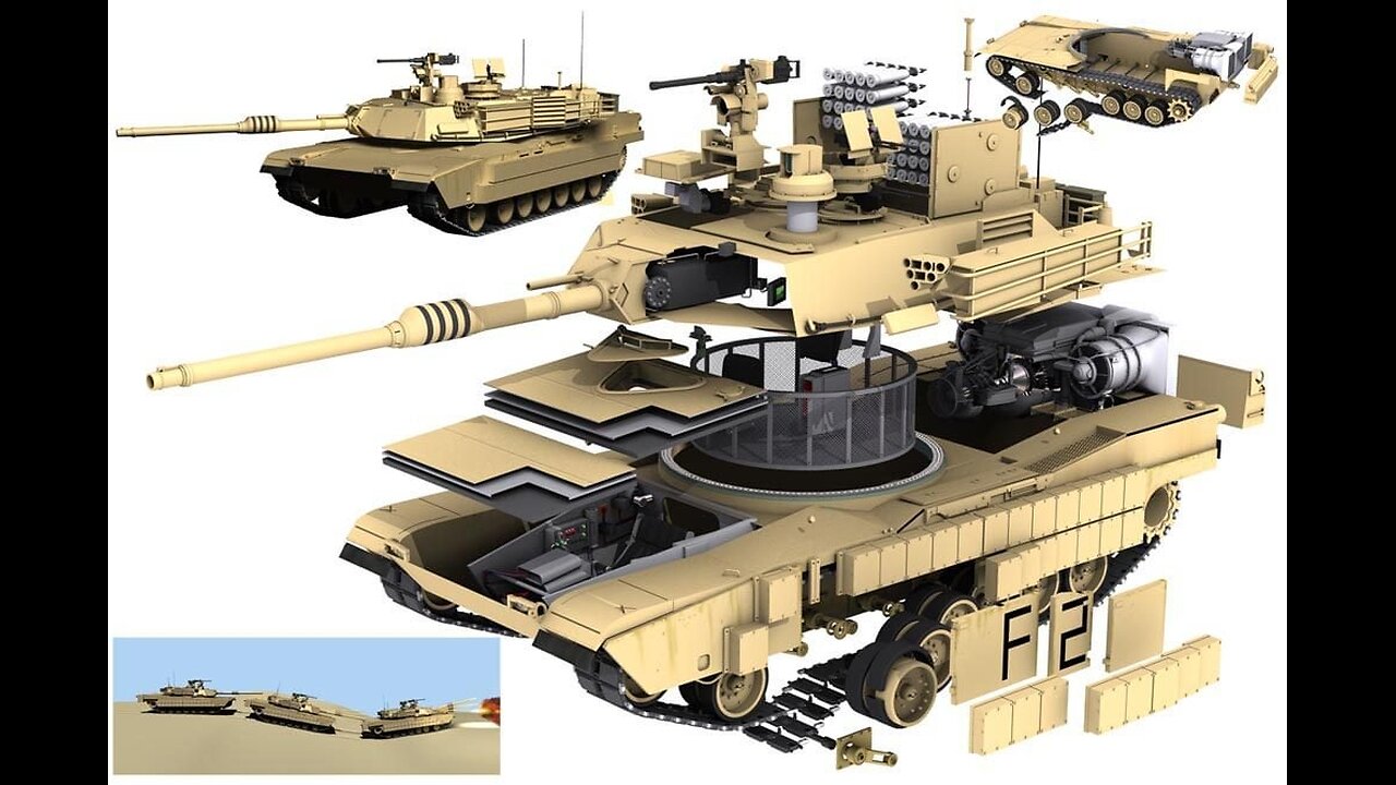 The American M1A2 tank is the god of all the tank.This tank so powerful that you can't imagine.