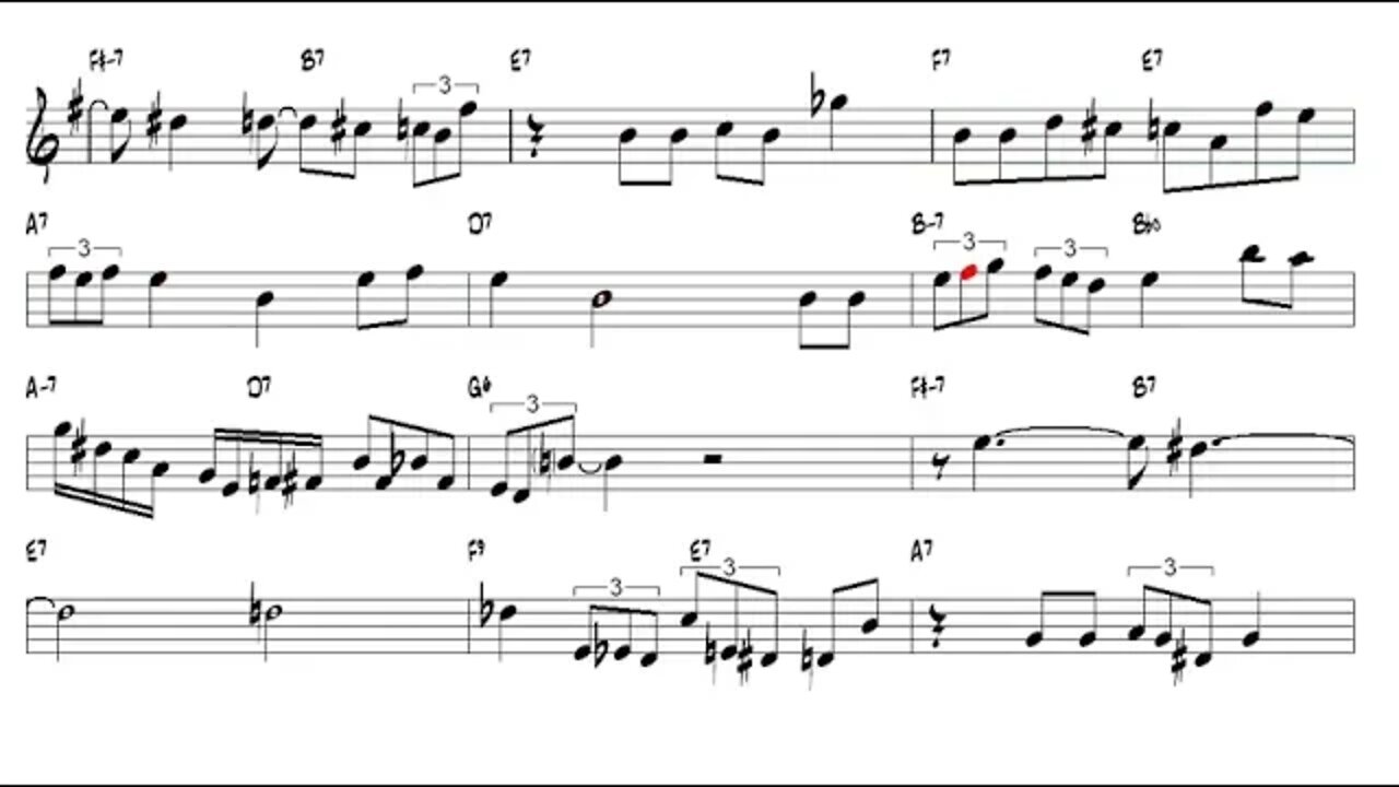 Basin Street Blues Spencer Williams 1928 Alto Sax