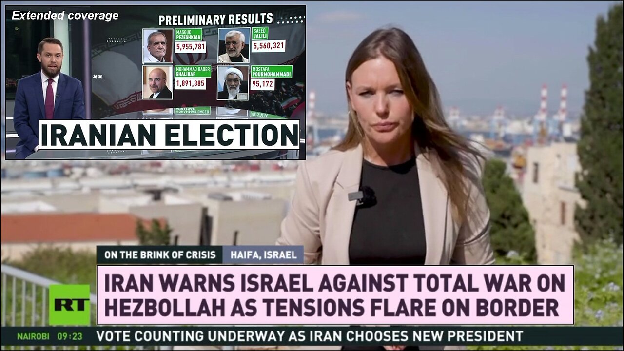 RT News - June 29 2024 (early) Iran elections, Middle East conflict escalations