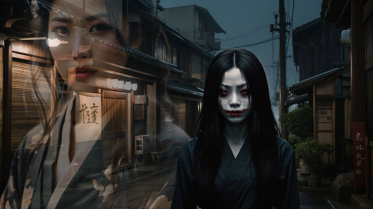 Legend Of The Slit Mouthed Woman Kuchisake-Onna AI Short Story