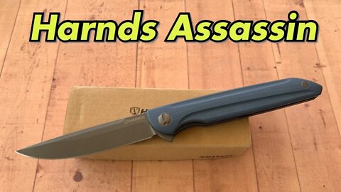 Harnds Assassin /includes disassembly/ sleek lightweight budget flipper !!