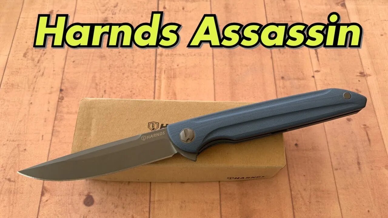 Harnds Assassin /includes disassembly/ sleek lightweight budget flipper !!