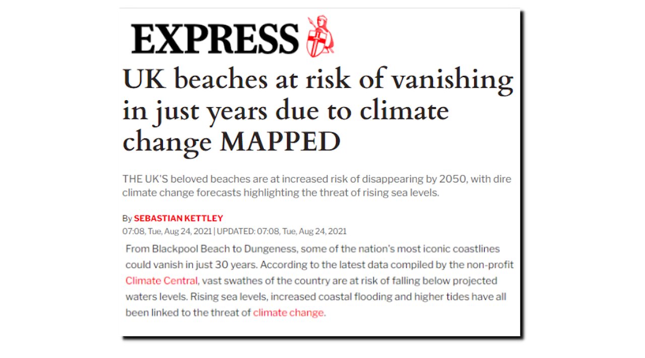 Vanishing UK Beaches