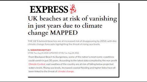 Vanishing UK Beaches