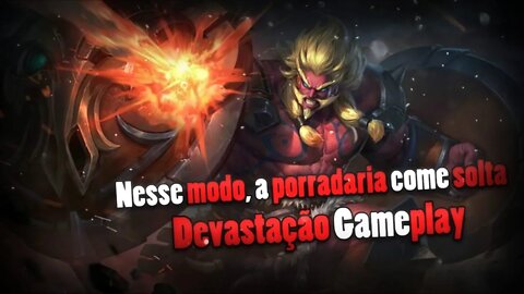 ESSE MODO É MUITO DIVERTIDO • DEVASTAÇÃO GAMEPLAY | Mobile Legends