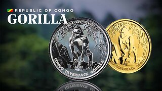 New 2021 Congo Gorilla Coins in Silver AND Gold!!