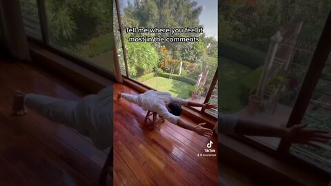 Hold this move 30 seconds for…