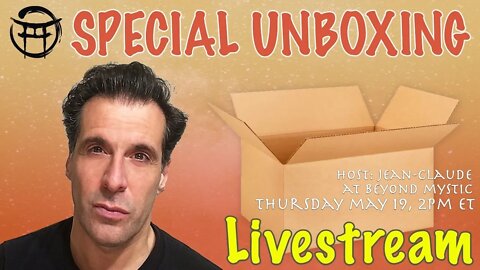 LIVESTREAM - SPECIAL UNBOXING WITH JEAN CLAUDE