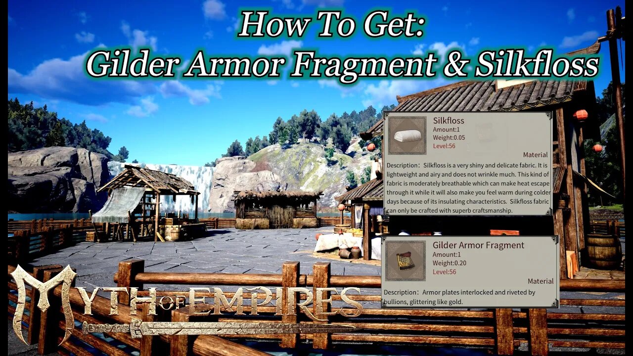 How To Get Gilder Armor Fragments & Silkfloss / Myth Of Empires