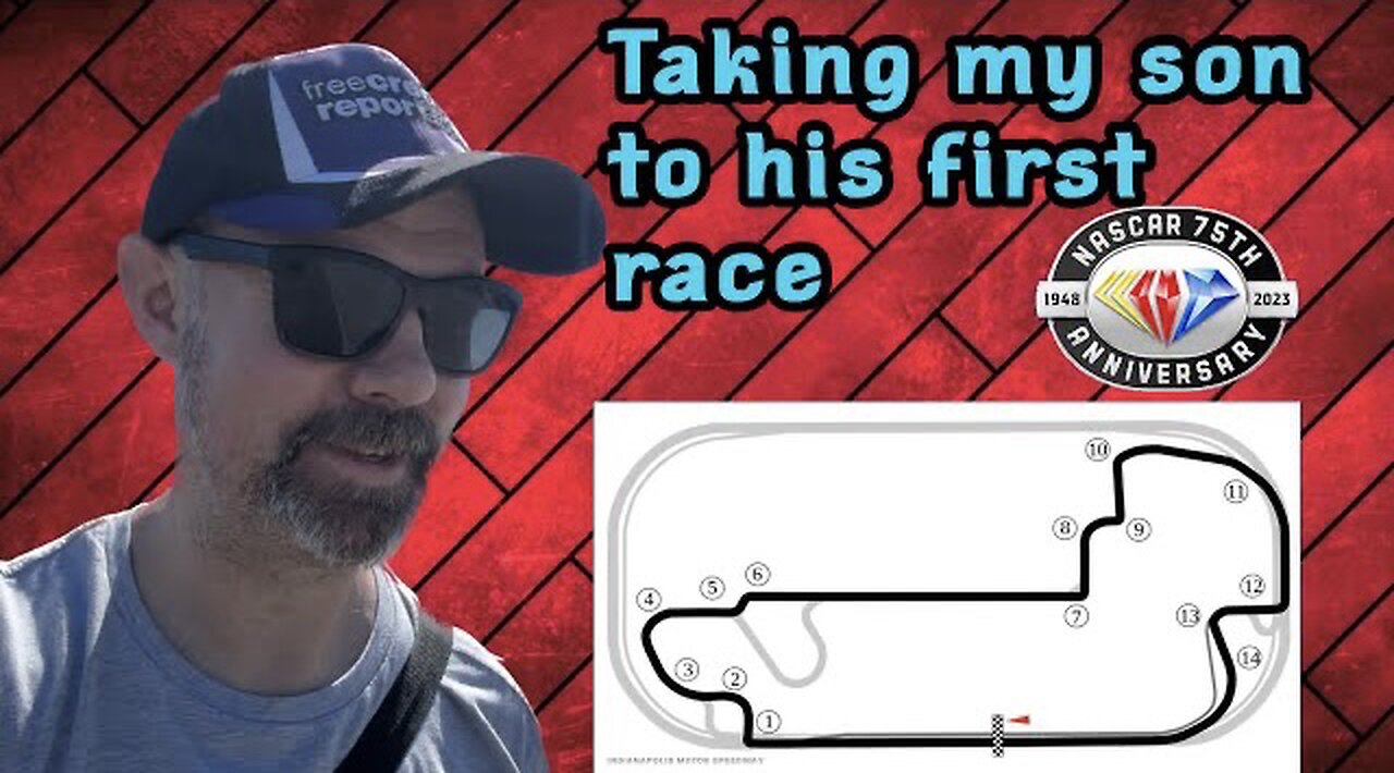 My son’s first NASCAR race 