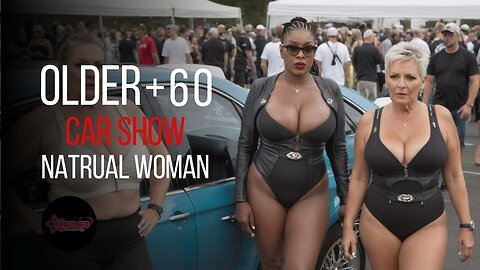 Natural Older Women Over 60 : car show