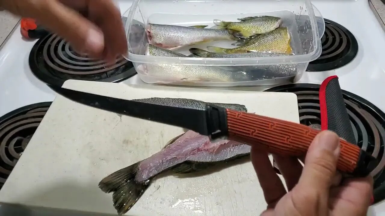How to filet a bass quickly