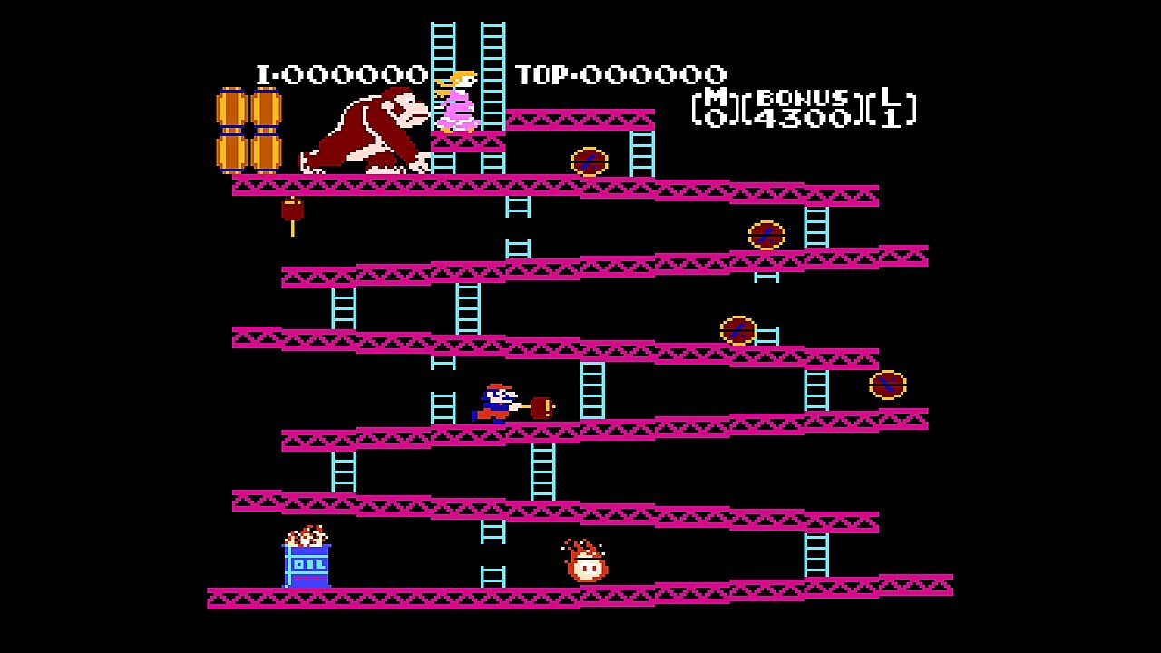 DONKEY KONG (NES) Gameplay-Commentary