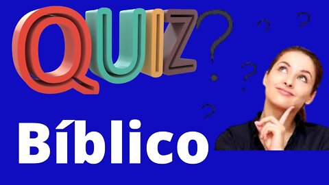 Quiz Bíblico - 5 Perguntas da Bíblia Nivel Dificil