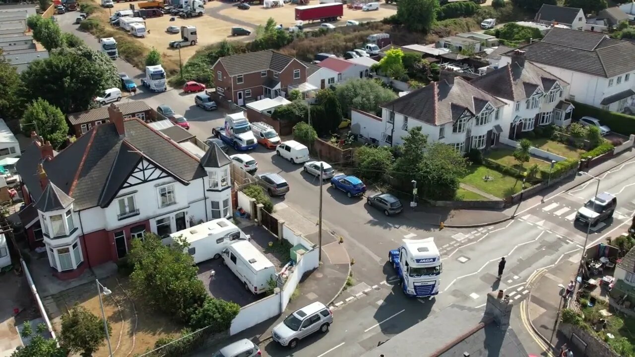 Jaga Brothers #daf Leaving The Porthcawl Meet - Welsh Drones Productions