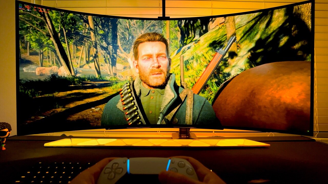 Red Dead Redemption 2 Modded: BEAUTIFUL OLED UltraWide Gameplay on a LG45GR95QE | RTX 4090
