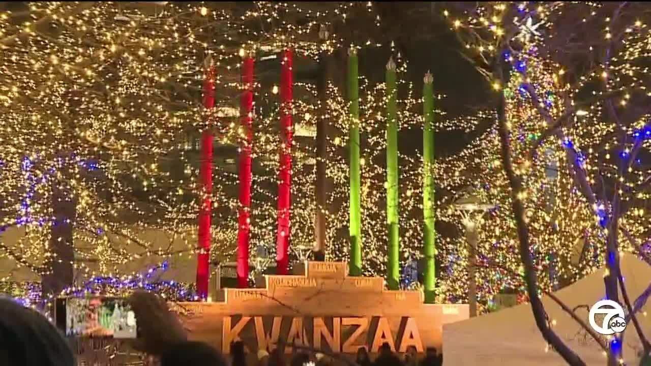 Detroit kicks off Kwanzaa celebration with lighting of Kinara