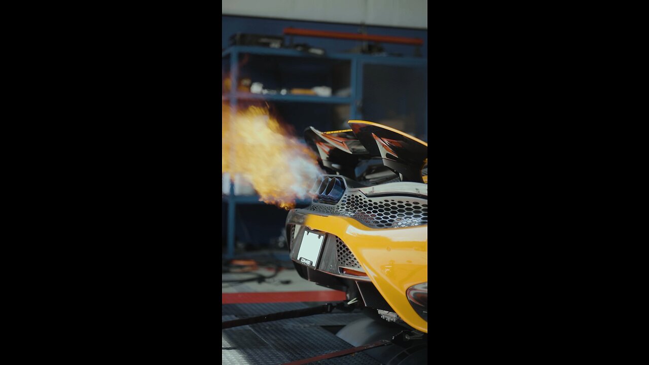 McLaren 765LT ON DYNO (DME S2 w/ EXHAUST)