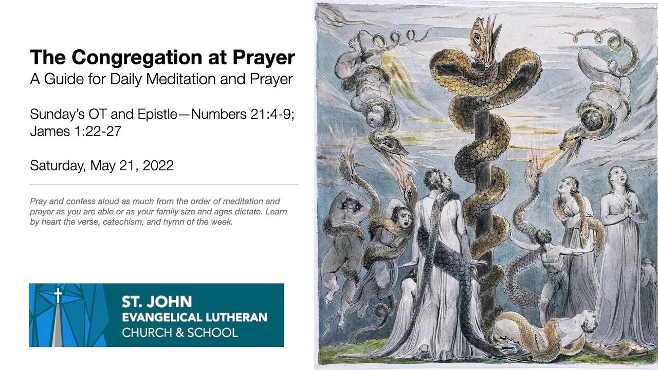 Sunday’s OT and Epistle—Numbers 21:4-9; James 1:22-27