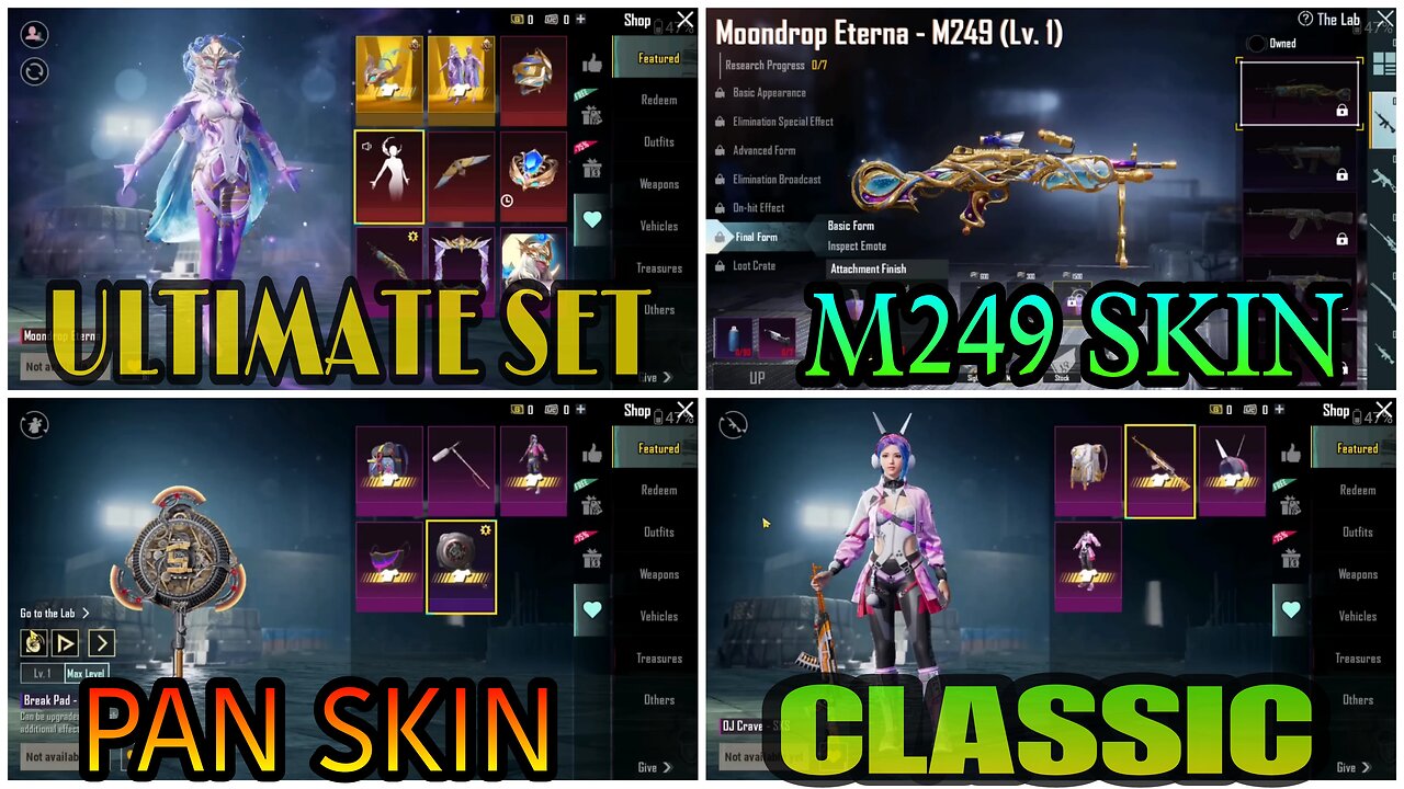 NEW ULTIMATE SET LEAKS | PAN LUCKY CREATE | NEXT CLASSIC CREATE |