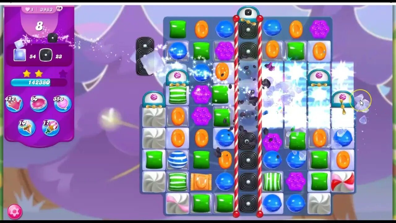 Covid Edition, Day 2: Candy Crush Level 3983 Talkthrough, 18 Moves 0 Boosters