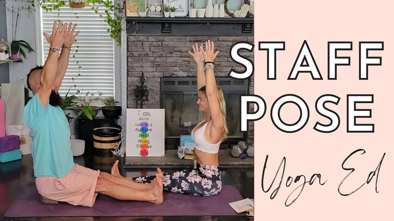 How to do Staff Pose | Staff Pose aka Dandasana | Yoga Education with Stephanie