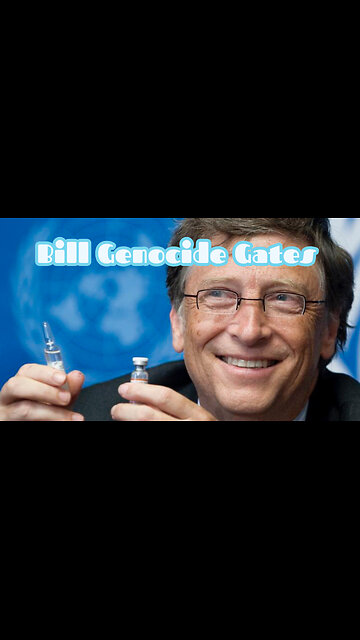 BILL GENOCIDE GATES RAARE VIDEO