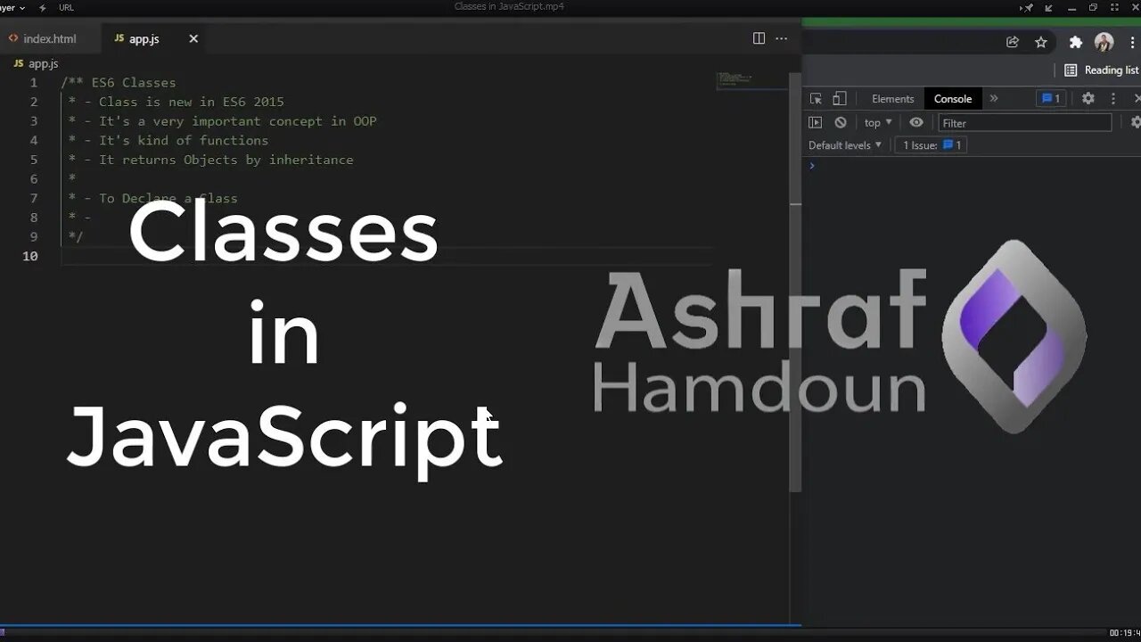 Classes in JavaScript