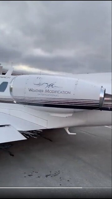 Weather Modification Airplane - Still Thinks It's A Conspiracy?