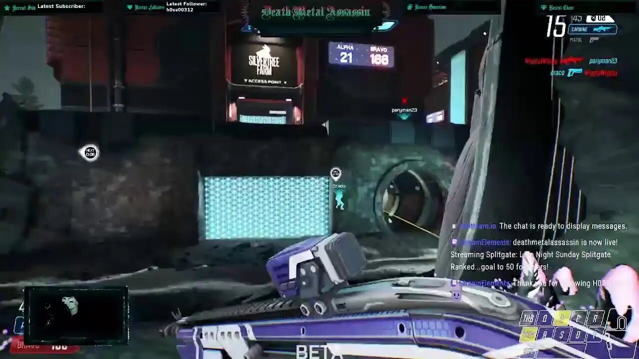 Late Night Sunday Splitgate Ranked...goal to 50 followers!