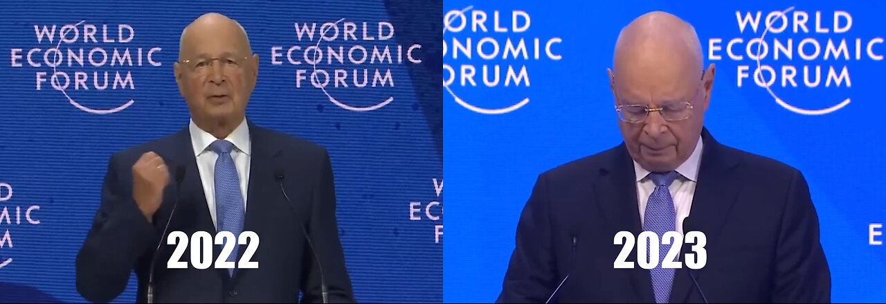 קלאוס שוואב בשנת 2022 לעומת 2023 | הפורום הכלכלי העולמי