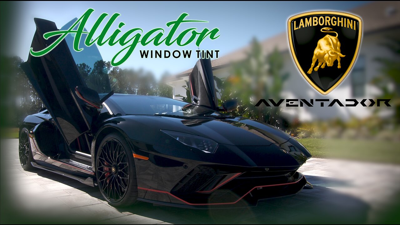 2023 Lamborghini Aventador Ultimae Window Tint Install With XPEL PRIME XR PLUS