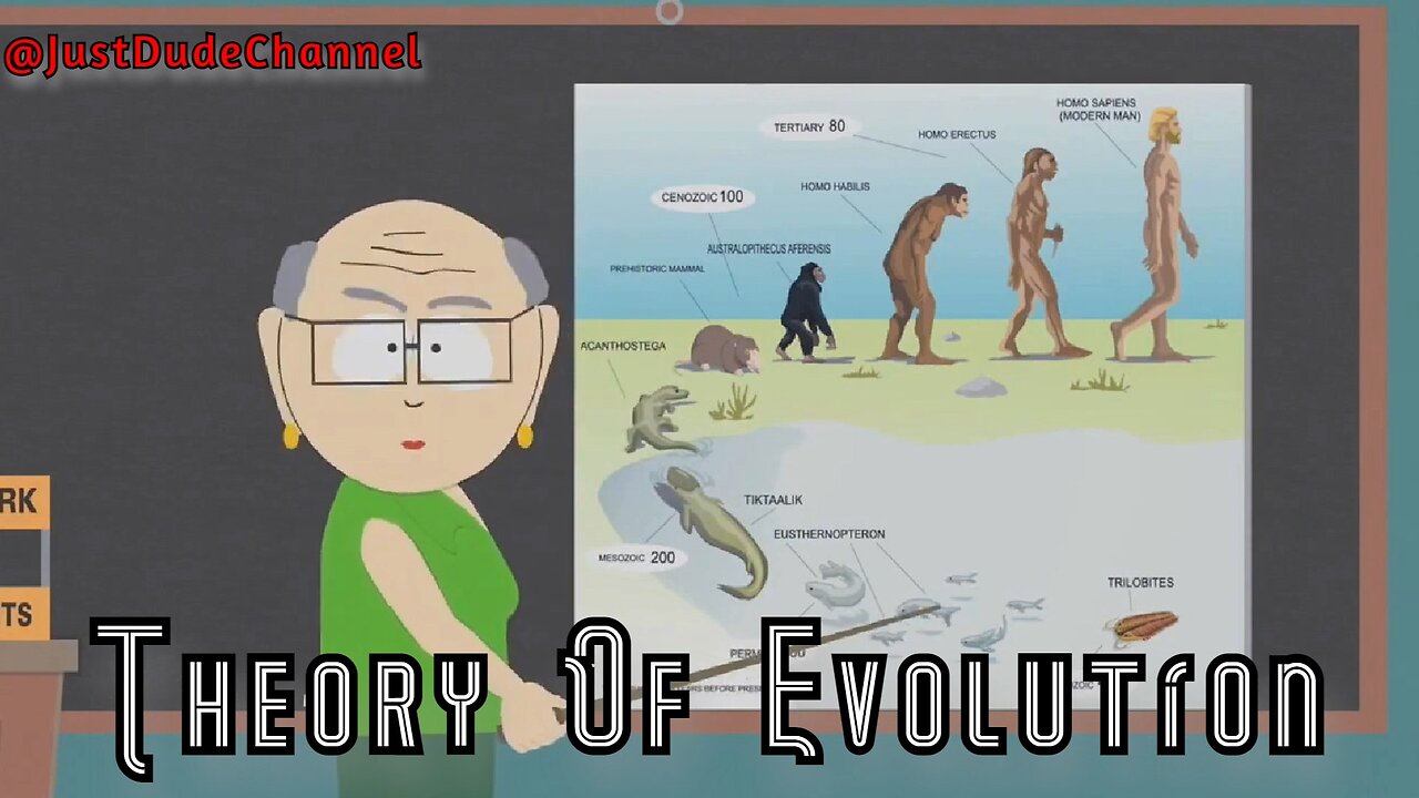 South Park- Mr. Garrison Teaches Darwin's Theory Of Evolution