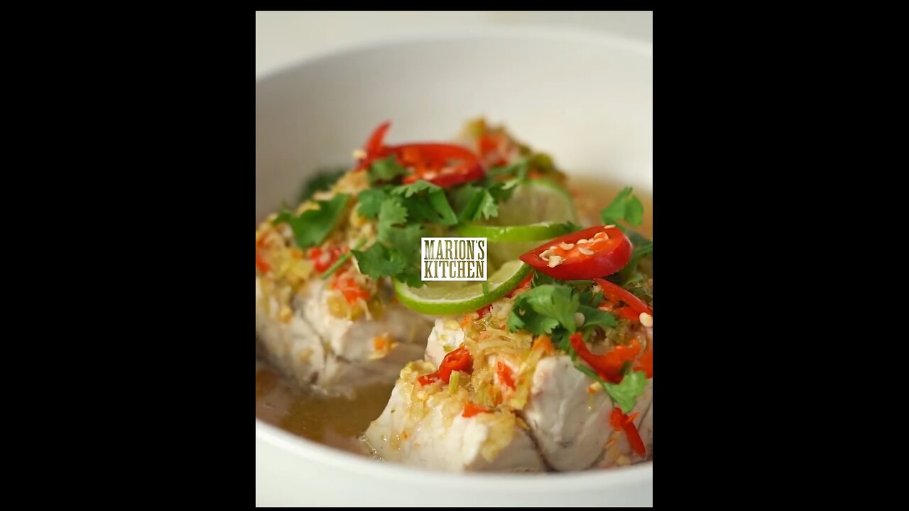 THAI LIME GARLIC STEMED FISH Recipes