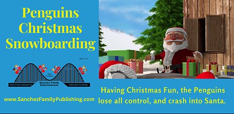 Wild Penguin fun with Santa
