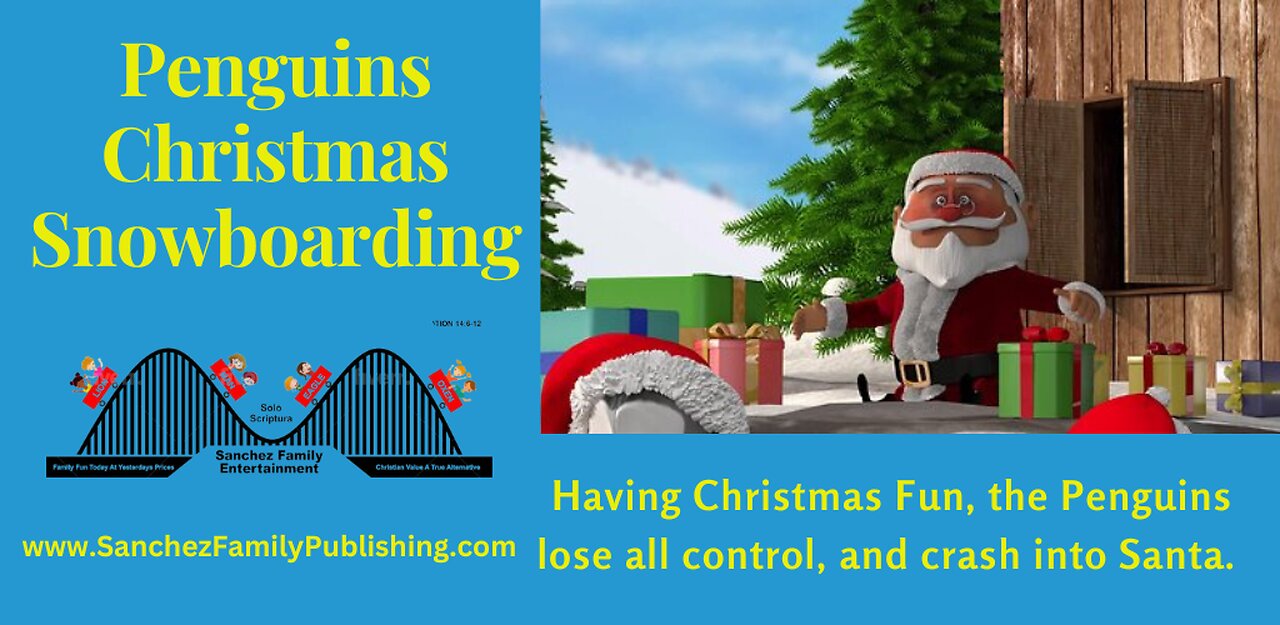 Wild Penguin fun with Santa
