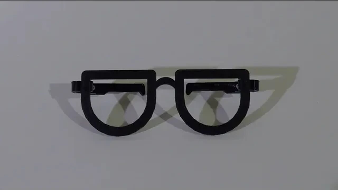 Making fumo nerd glasses